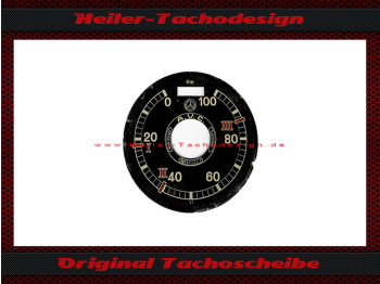 Tachoscheibe für Andreas Veigel Cannstatt AVC für BMW R42 R47 R52 R62 100 Kmh