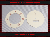 Speedometer Disc for IFA F8 F9 120 Kmh