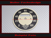 Speedometer Disc for Horex Regina 0-160 Kmh Ø76 mm