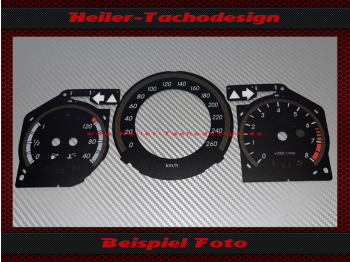 Speedometer Discs for Mercedes W212 E300 E350 Facelift 160 Mph to 260 Kmh Petrol