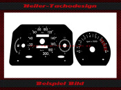 Speedometer dial + tachometer Fiat Seicento Fiat 600