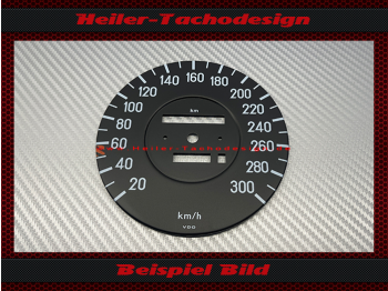 Tachoscheibe für Mercedes W107 R107 SL AMG elektronischer Tacho 300 Kmh