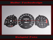 Tachoscheibe für Mercedes W107 R107 SL AMG elektronischer Tacho 300 Kmh