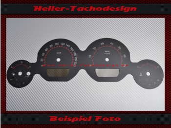 Tachoscheibe für Dodge Charger 220 Kmh