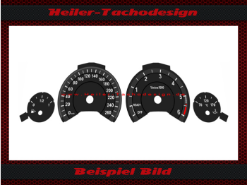 Speedometer Disc for BMW F30 F31 F32 F33 F34 Facelift 160 Mph to 260 Kmh 6000 RPM