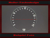 Tacho Glas Traktormeter Porsche Master Diesel 2400 UPM...