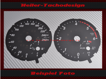 Speedometer Discs for Mercedes ML W166 GL X166 Diesel with Distronic 160 Mph to 260 Kmh