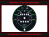 Speedometer Disc for Porsche 911 US 85 Mph to Kmh Green