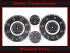 Set Tacho Aufkleber für Mercedes Benz 190 SL W121 B II
