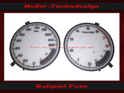 Tachoscheibe Audi A3 8V Benzin Mph zu Kmh