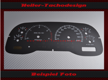 Speedometer Disc for Dodge Ram 1999 to 2001 120 Mph to 200 Kmh 4000 RPM