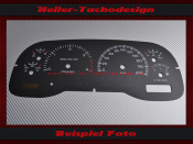 Speedometer disc Dodge Ram 1999-2001 Mph to Kmh