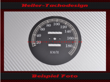 Tachoscheibe für Harley Davidson Bad Boy 1995 Ø100 Mph zu Kmh