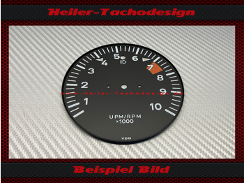 Drehzahlmesser Scheibe für Porsche 911 bis 10000 UPM