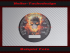 Speedometer Disc for Harley Davidson Dyna SG FXD FXDC 2005 to 2009 Ø80 Mph to Kmh