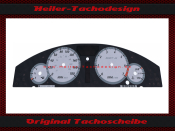 Tachoscheibe Chrysler 300C SRT 8 Typ LX MPH zu KMH