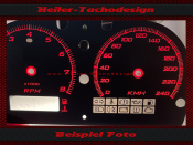 Tachoscheibe für Lotus Rover Elise Sport 135 2003 150 Mph zu 240 Kmh