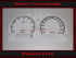 Tachoscheibe für Lotus Rover Elise Sport 135 2003 150 Mph zu 240 Kmh
