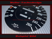 Tachoscheibe Mercedes W107 R107 500 SL elektronischer...