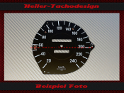 Tachoscheibe für Mercedes W107 R107 SL mechanischer...