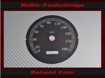 Speedometer Disc for Harley Davidson FLSTC FLSTCI Heritage Softail Classic Ø100 Mph to Kmh
