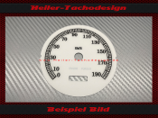 Tachoscheibe für Harley Davidson FLSTC FLSTCI...