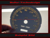 Speedometer Disc for Harley Davidson FLSTC FLSTCI Heritage Softail Classic Ø100 Mph to Kmh