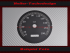 Speedometer Disc for Harley Davidson FLSTC FLSTCI Heritage Softail Classic Ø100 Mph to Kmh