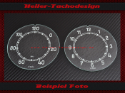 Speedometer or clock glass glass bowls Ø 97 mm Vorkrieg...