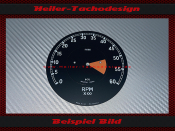 Speedometermeter 0 to 60 Rpm Smiths Jaguar E Type S Type...