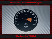 Tachometer dial for Jaguar E Type S Type MARK ll Smiths 0...