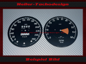 Tachometer dial for Jaguar E Type S Type MARK ll Smiths 0...