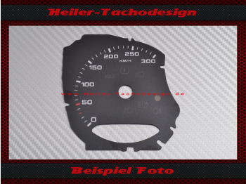 Speedometer Disc for Porsche Boxster S 981 Cayman S 718 GTS 190 Mph to 300 Kmh