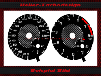 Tachoscheibe für Mercedes A Klasse W176 A45 AMG
