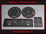 Speedometer Pontiac Fiero 1983 to 1988 Mph zu Kmh