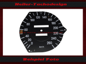 Tachoscheibe für Mercedes W107 R107 350 SL...
