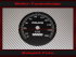 Tachoscheibe für Harley Davidson Road King 1995 Ø100 Mph zu Kmh