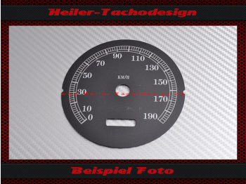 Speedometer Disc for Harley Davidson Softail Heritage Springer FLSTS 2003 Ø100 Mph to Kmh