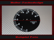 Tachometer Disc for Porsche 911 to 8000 RPM 6 Clock Position