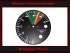 Tachometer Disc for Porsche 911 to 8000 RPM 6 Clock Position Coloured