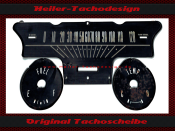 Speedometer Sticker for Ford Mustang 1964 to 1966 120 Mph to 200 Kmh