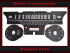 Speedometer Sticker for Ford Mustang 1964 to 1966 120 Mph to 200 Kmh