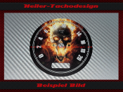 Tachoscheibe für Harley Davidson Softail Heritage 2007 bis 2016 FLSTC Ø100 Mph zu Kmh