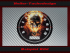 Tachoscheibe für Harley Davidson Softail Heritage 2007 bis 2016 FLSTC Ø100 Mph zu Kmh