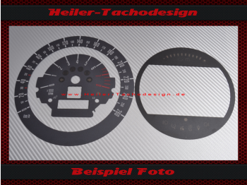 Tachoscheiben für Mini R55 R56 R57 R60 R61 Modell 2011 JCW Design GP 260 Kmh