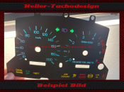 Tachoscheibe für Ford Mustang 1994 bis 1998 120 Mph zu 200 Kmh