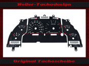 Tachoscheibe für Ford Mustang 1994 bis 1998 120 Mph zu 200 Kmh