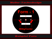 Speedometer Disc for Porsche 944 S2 1989 260 Kmh