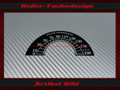 Tacho Aufkleber für Harley Davidson Softail Heritage...