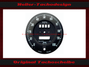 Speedometer Disc for MG Midget Smiths SM 6142 Ø 92 mm 100 Mph to 160 Kmh